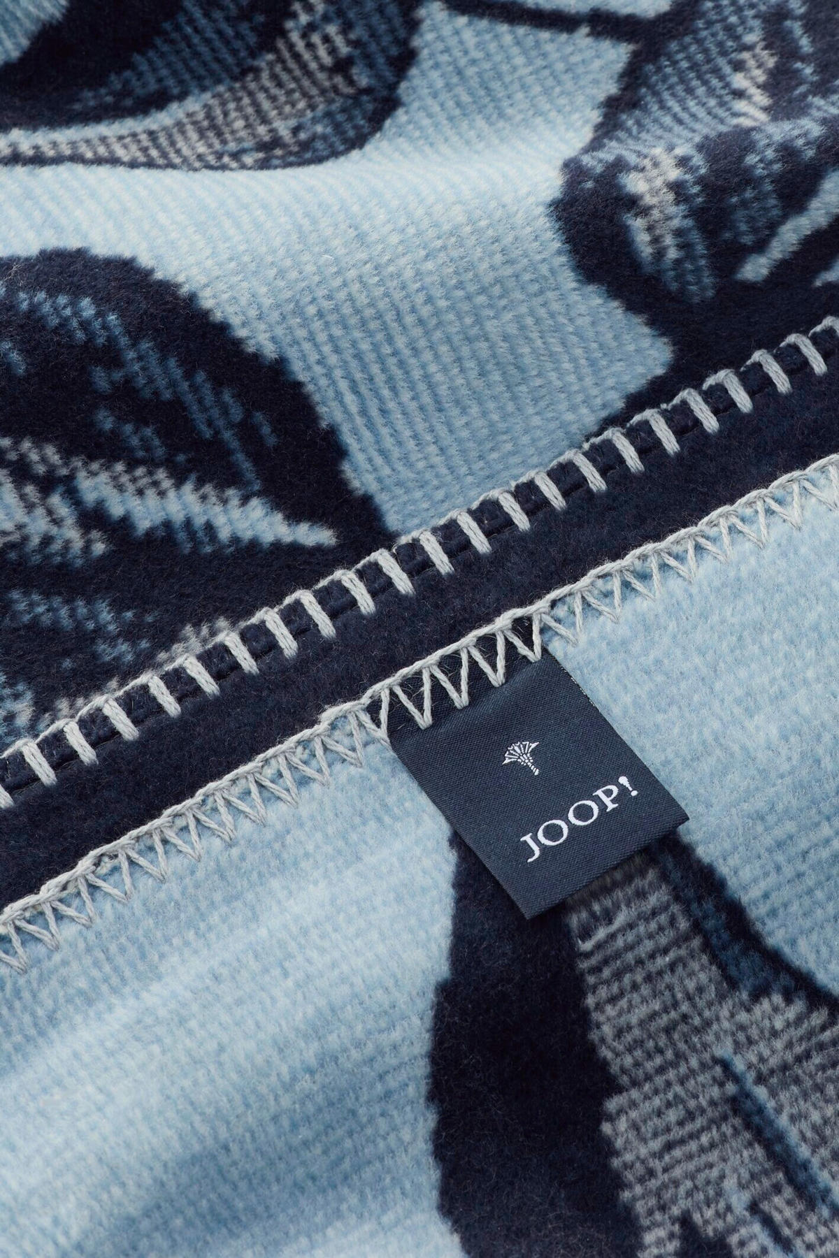 WOHNDECKE JOOP! FS 2026 150/200 cm  - Blau/Hellgrau, Natur, Textil (150/200cm) - Joop!