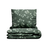 BETTWÄSCHE 140/200 cm  - Dunkelgrün/Hellgrün, Design, Textil (140/200cm) - Grund