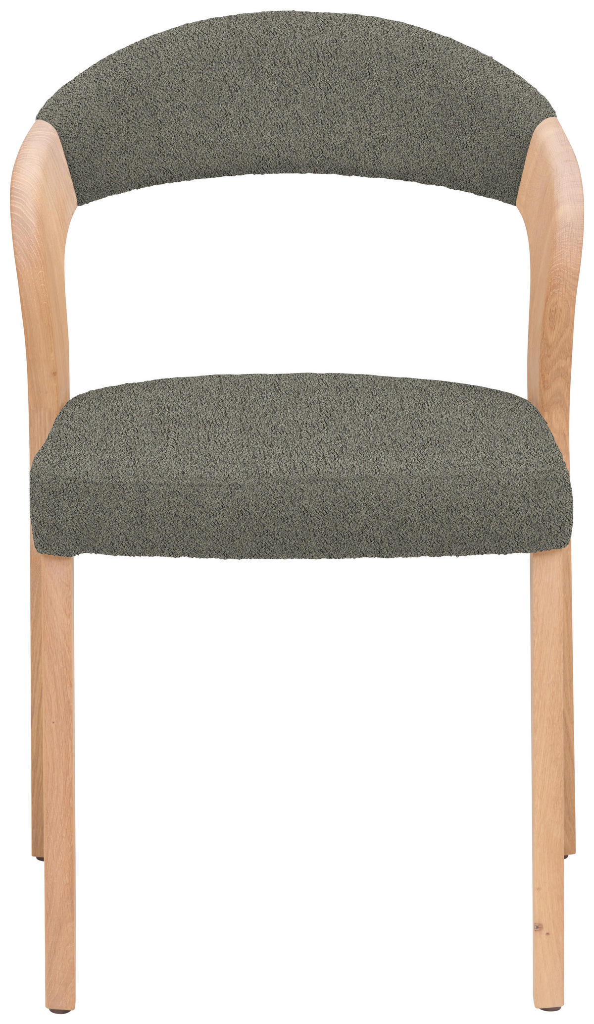 STUHL in Holz, Textil Wildeiche, Graubraun  - Wildeiche/Graubraun, Natur, Holz/Textil (55/79,5/55cm) - Voglauer