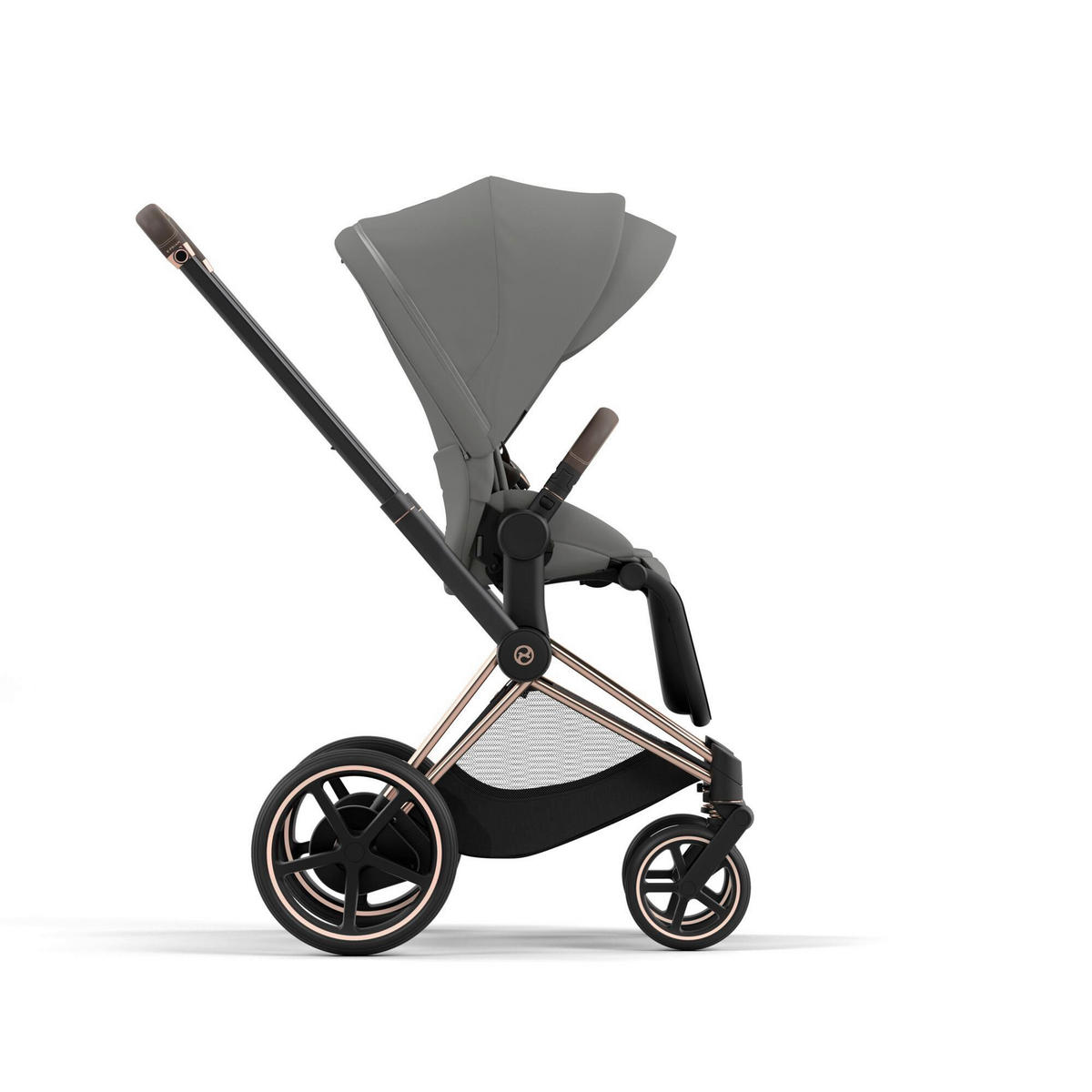 POSTOLJE DJEČJIH KOLICA  ePriam  - ružičasto zlatna, Basics, metal (59/117/95cm) - Cybex