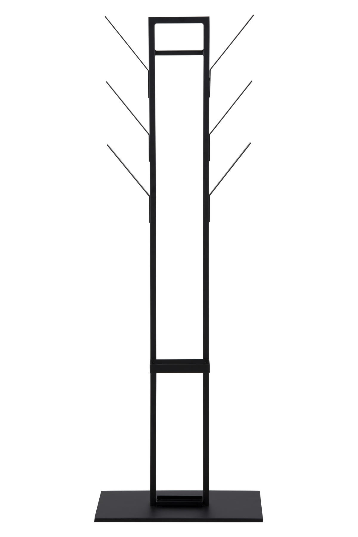 GARDEROBNI OBEŠALNIK - črna, Basics, kovina (56/165/28cm) - MID.YOU