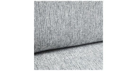 3-SITZER-SOFA in Flachgewebe Grau  - Schwarz/Grau, Design, Textil/Metall (218/86/97cm) - Hom`in