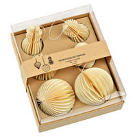 DEKOHÄNGER 6-teilig  - Weiß, Basics, Papier (24,0/8,5/15cm) - X-Mas