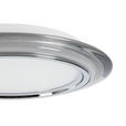 LED-DECKENLEUCHTE 45/6 cm   - Chromfarben/Transparent, Design, Kunststoff/Metall (45/6cm) - Novel