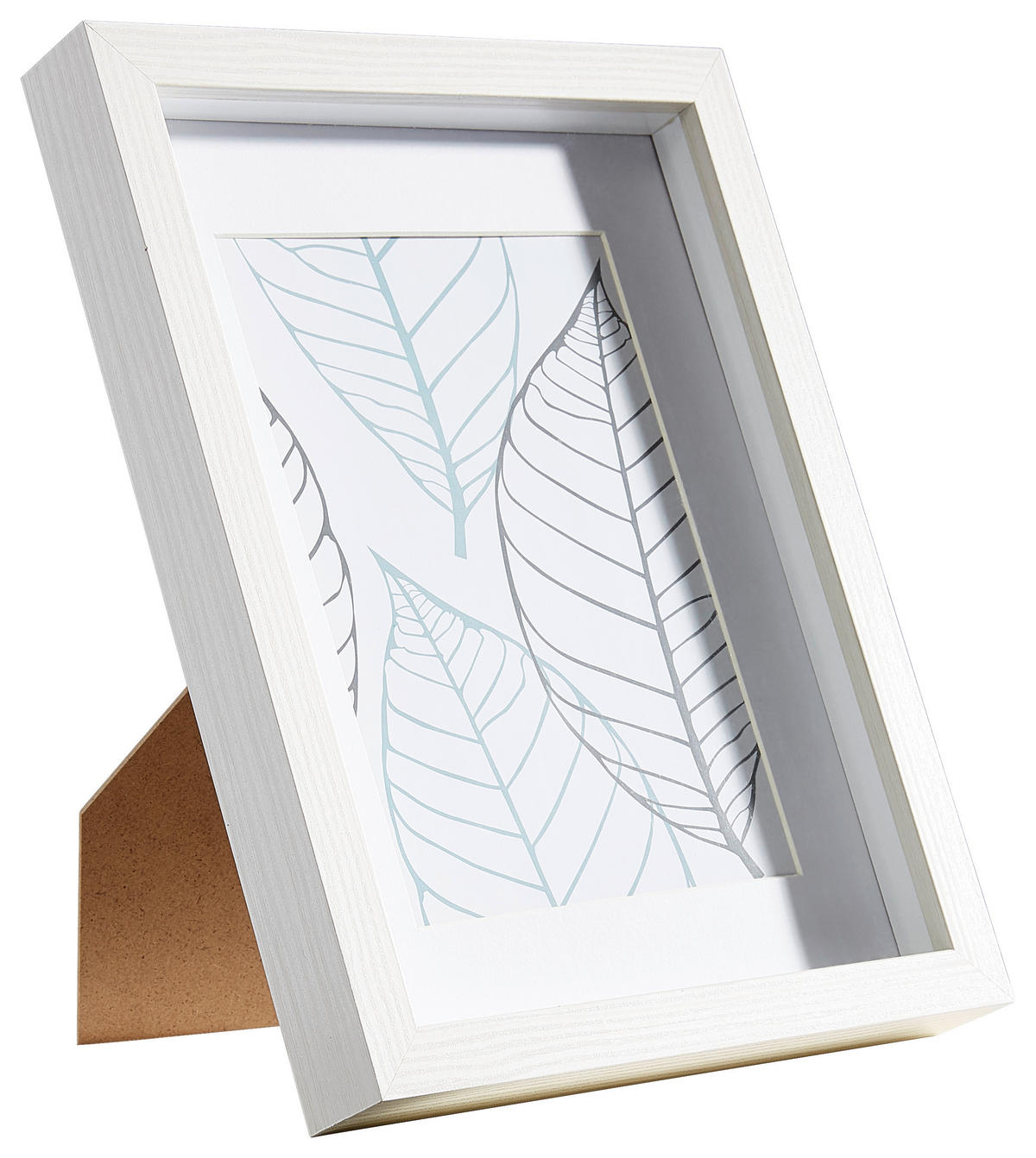 FOTORAHMEN - Weiß, Basics, Glas/Holz (20/26/3cm)