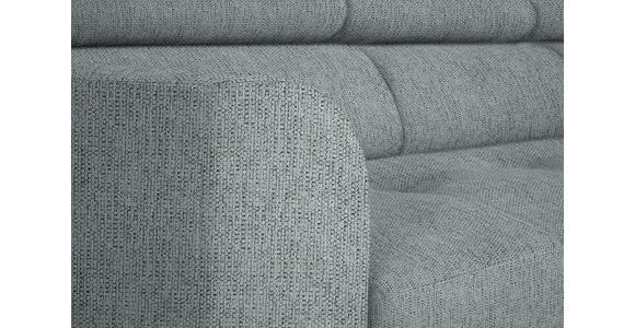 ECKSOFA in Webstoff Grau 280/205 cm - Schwarz/Grau, Design, Textil/Metall (280/205cm) - Xora