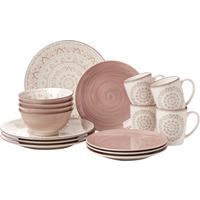 KOMBINOVANÝ SERVIS 16-dielne, porcelán keramika  - hnedá/krémová, Konventionell, keramika (41/39/34cm) - Ritzenhoff Breker
