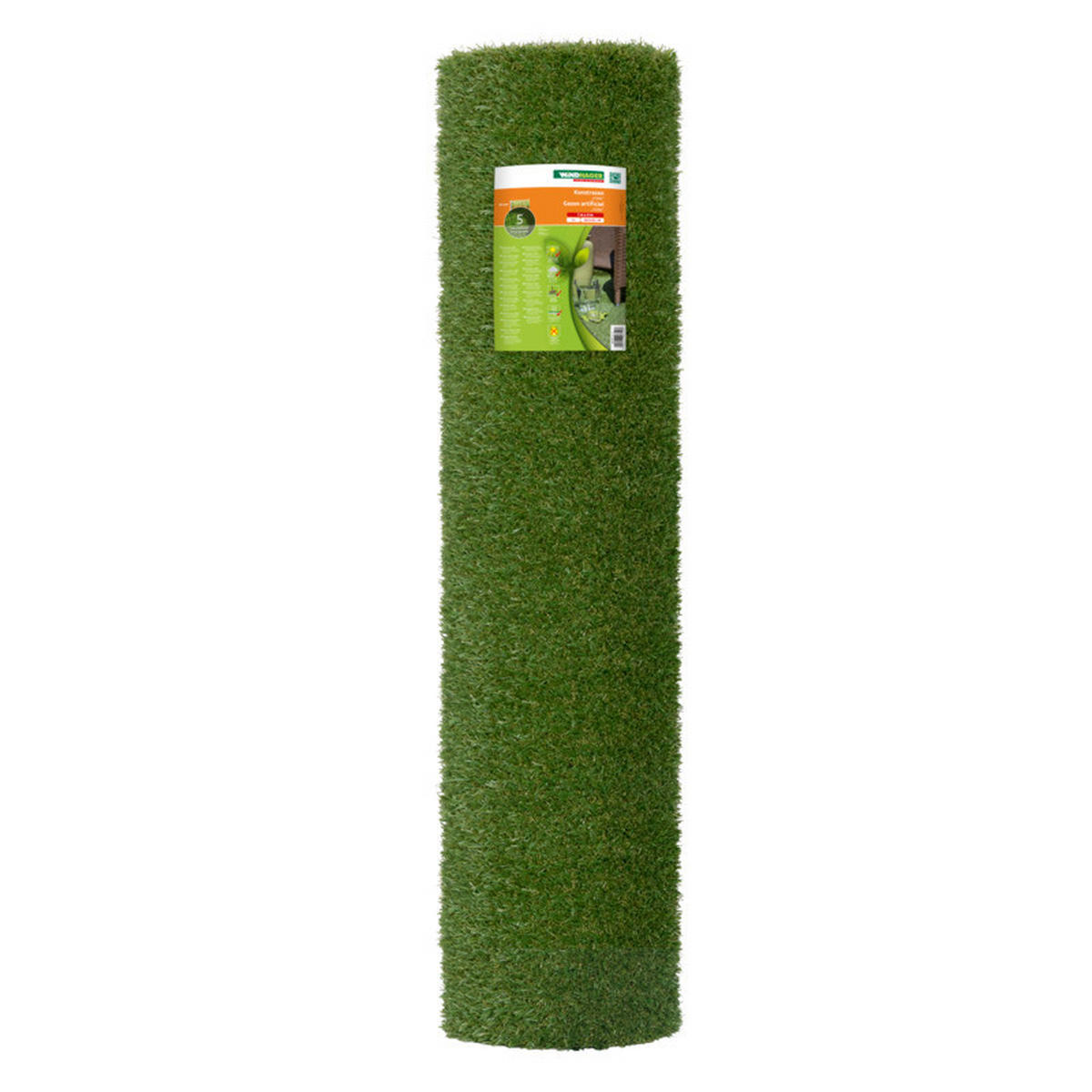 UMĚLÝ TRÁVNÍK 2CM, zelená - zelená, Basics (100/2/400cm)