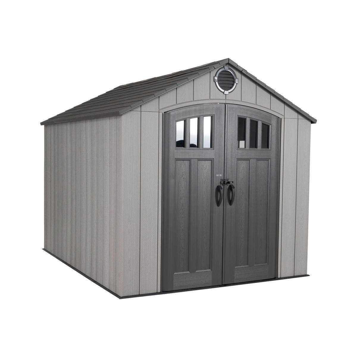 GERÄTEHAUS 244/244/305 cm  - Grau, Basics, Kunststoff (244/244/305cm) - Ambia Garden