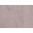 ECKSOFA in Velours Rosa  253/177 cm  - Schwarz/Rosa, Design, Textil/Metall (253/177cm) - Dieter Knoll