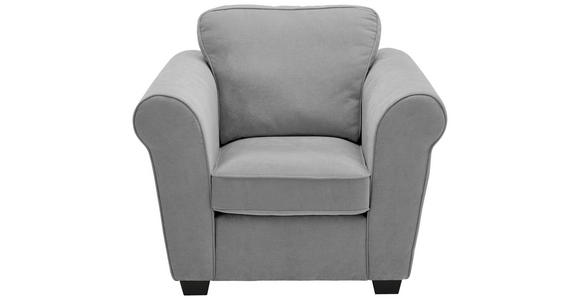SESSEL in Chenille Grau  - Schwarz/Grau, KONVENTIONELL, Kunststoff/Textil (106/88/86cm) - Carryhome
