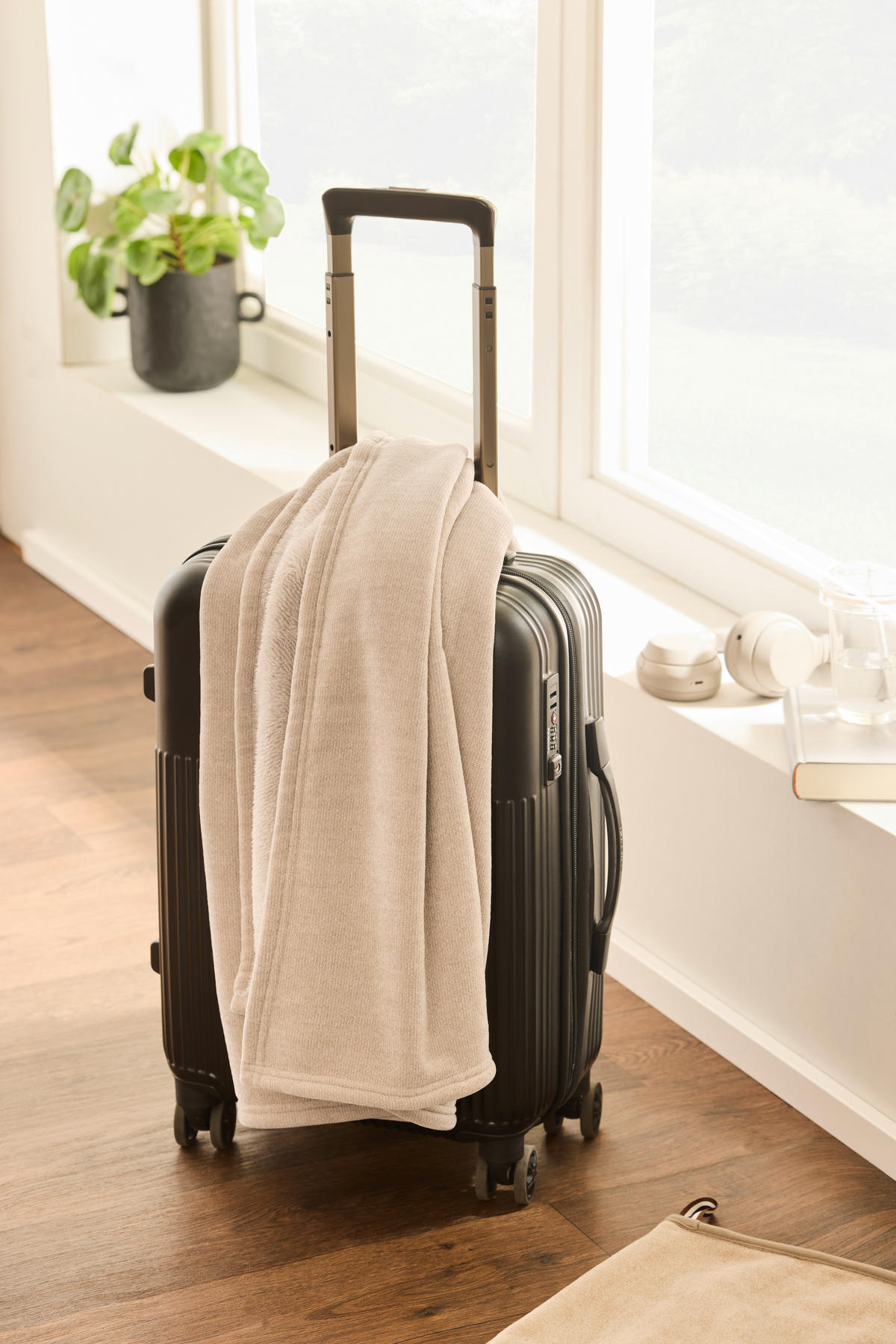 REISEDECKE Bugatti Reisedecke Doppio Soft 130/150 cm  - Beige, Basics, Textil (130/150cm) - Bugatti