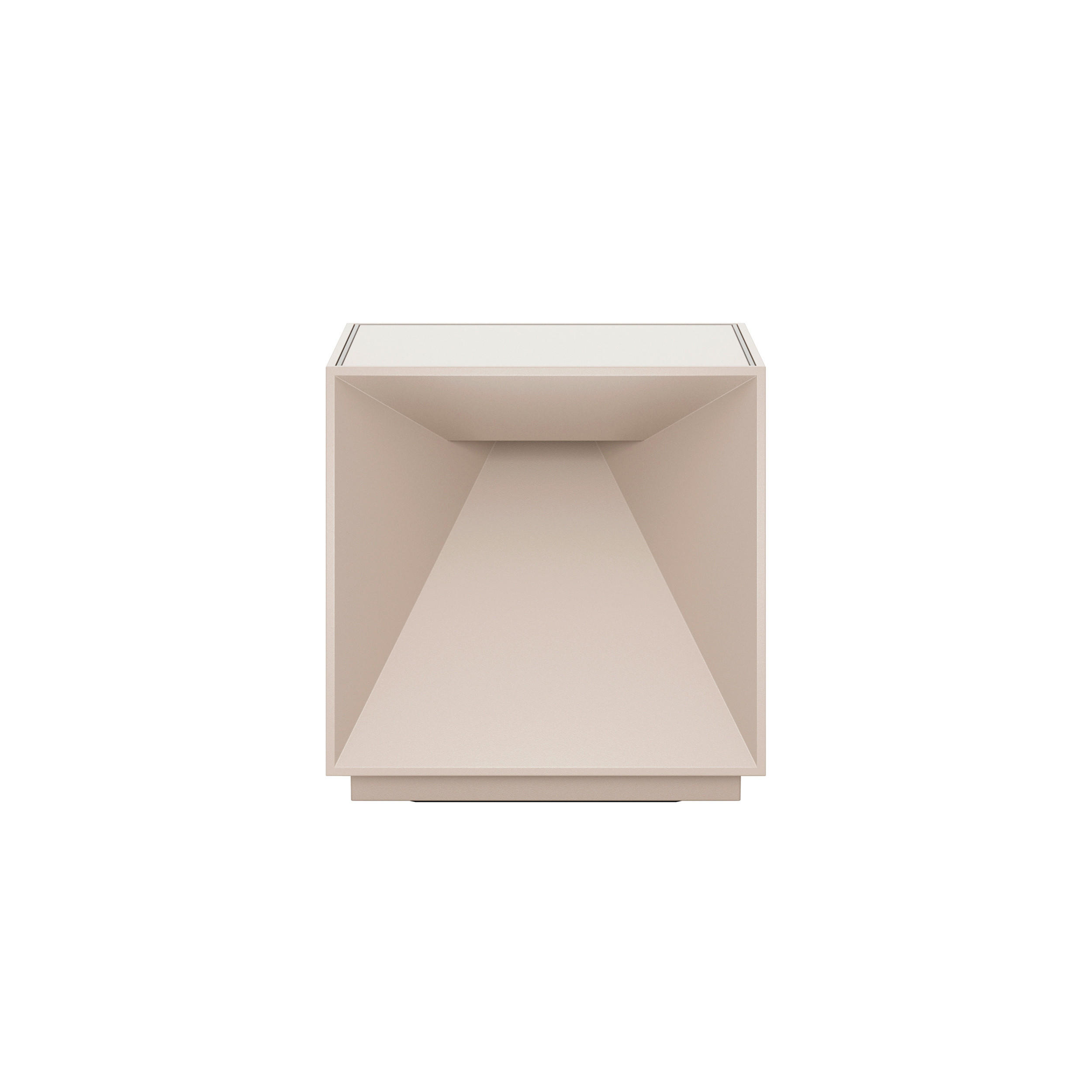 AKKU-TISCHLEUCHTE Nutalis 10/10/10 cm   - Beige, Design, Metall (10/10/10cm)