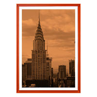 TAVLA 50/70 cm  - orange, Trend, trämaterial/textil (50/70cm) - Monee