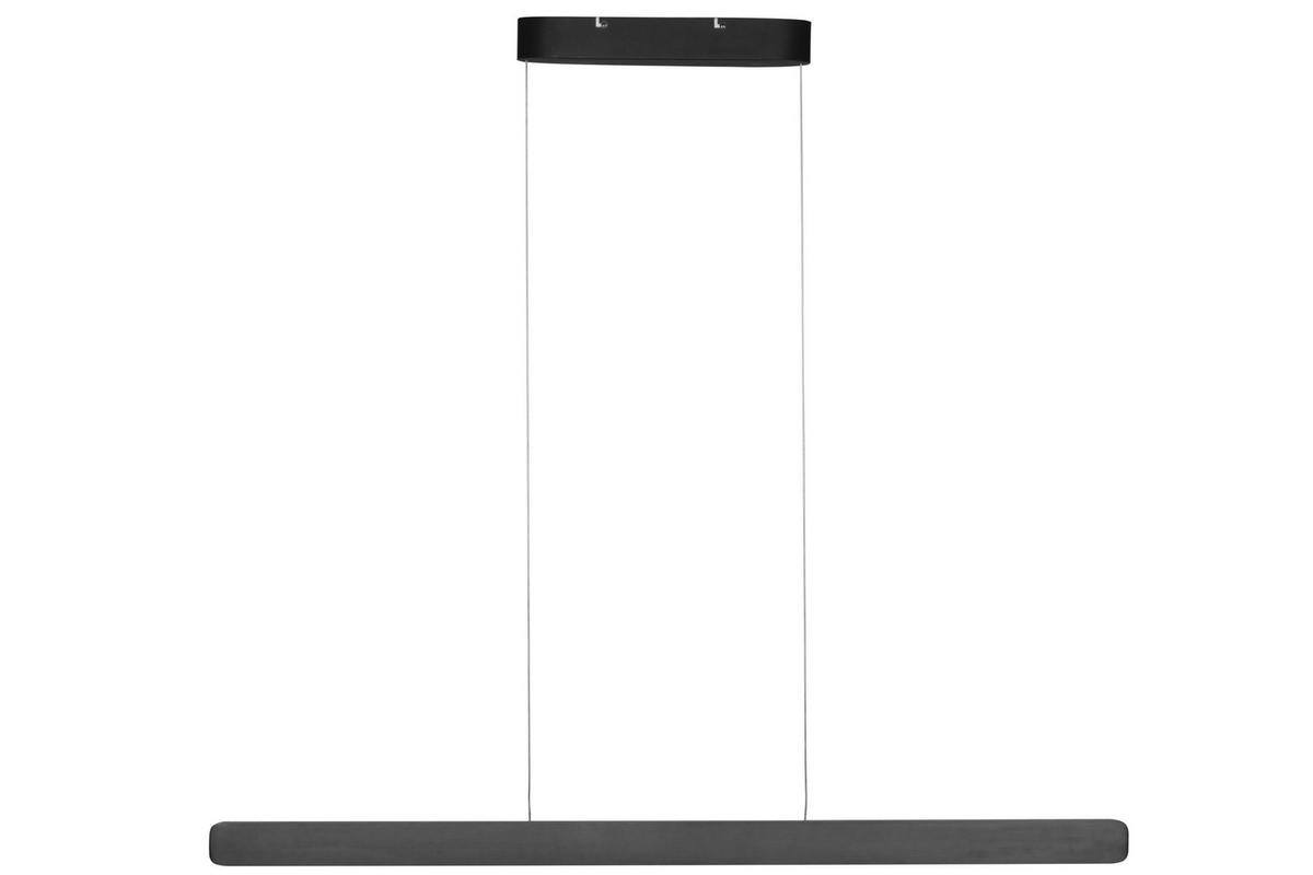 ZÁVĚSNÉ LED SVÍTIDLO, 110/9/60-180 cm  - černá/antracitová, Basics, kov/plast (110/9/60-180cm) - Novel