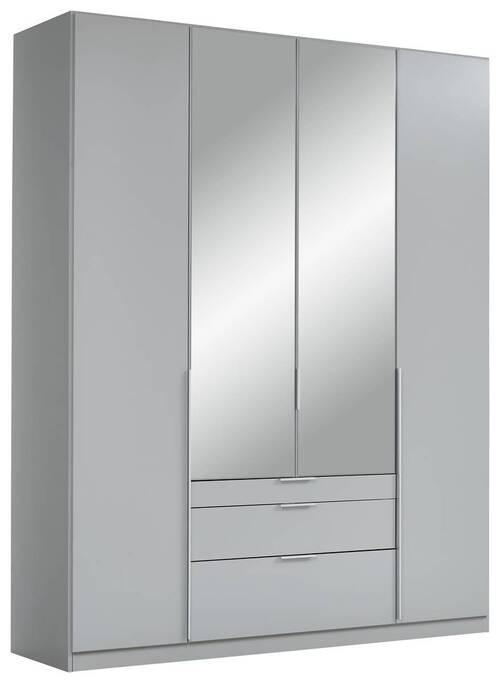 GARDEROB ljusgrå  - alufärgad/ljusgrå, Modern, träbaserade material (181/229/54cm) - Rauch Möbel