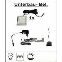 GLASBODENBELEUCHTUNGS-SET  - Grau, Design, Kunststoff (6/2/6cm) - Livetastic