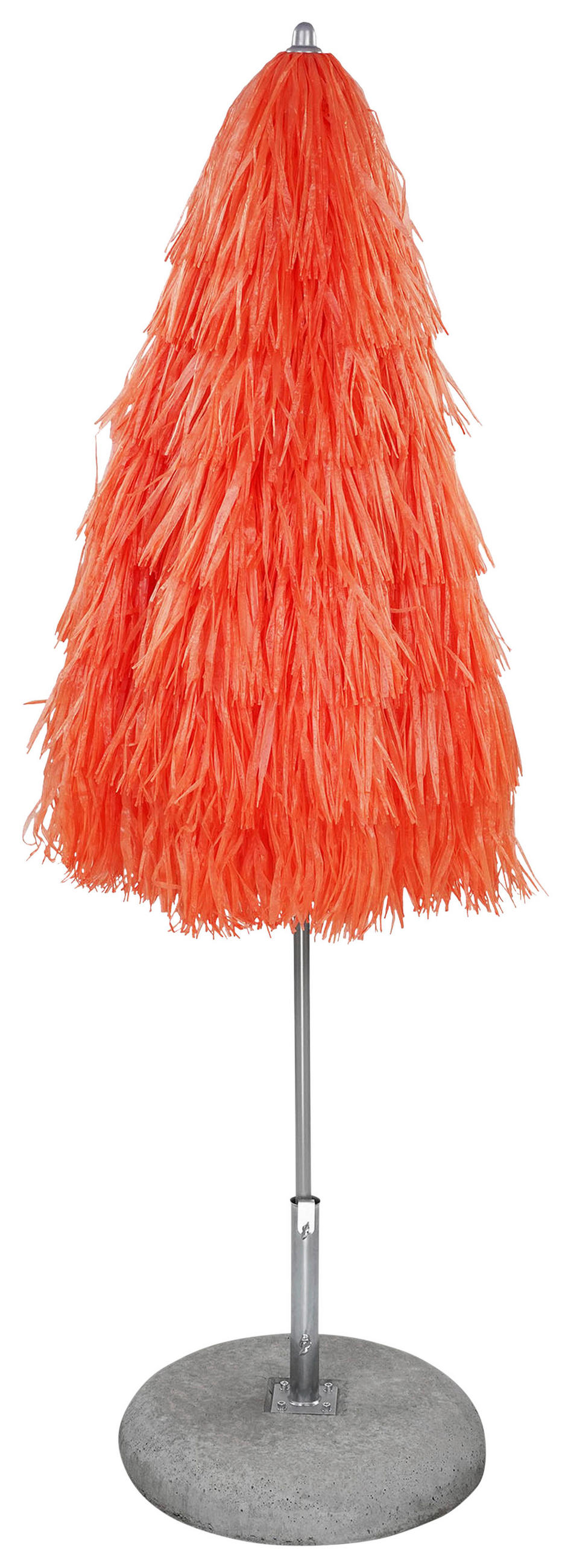 SONNENSCHIRM 200x200 cm Orange  - Alufarben/Orange, Design, Textil/Metall (200/200cm) - Jan Kurtz