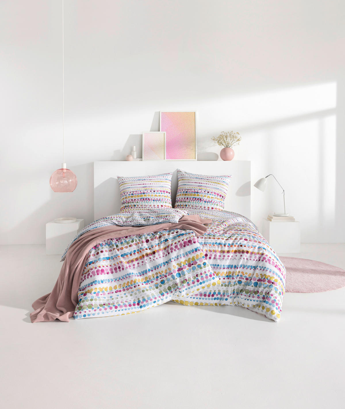 BETTWÄSCHE Impulse Seersucker 155/220 cm  - Multicolor, Design, Textil (155/220cm) - Estella
