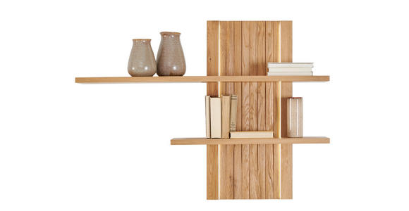WANDBOARD 142/99/23 cm - Eichefarben, Design, Holz (142/99/23cm) - Novel