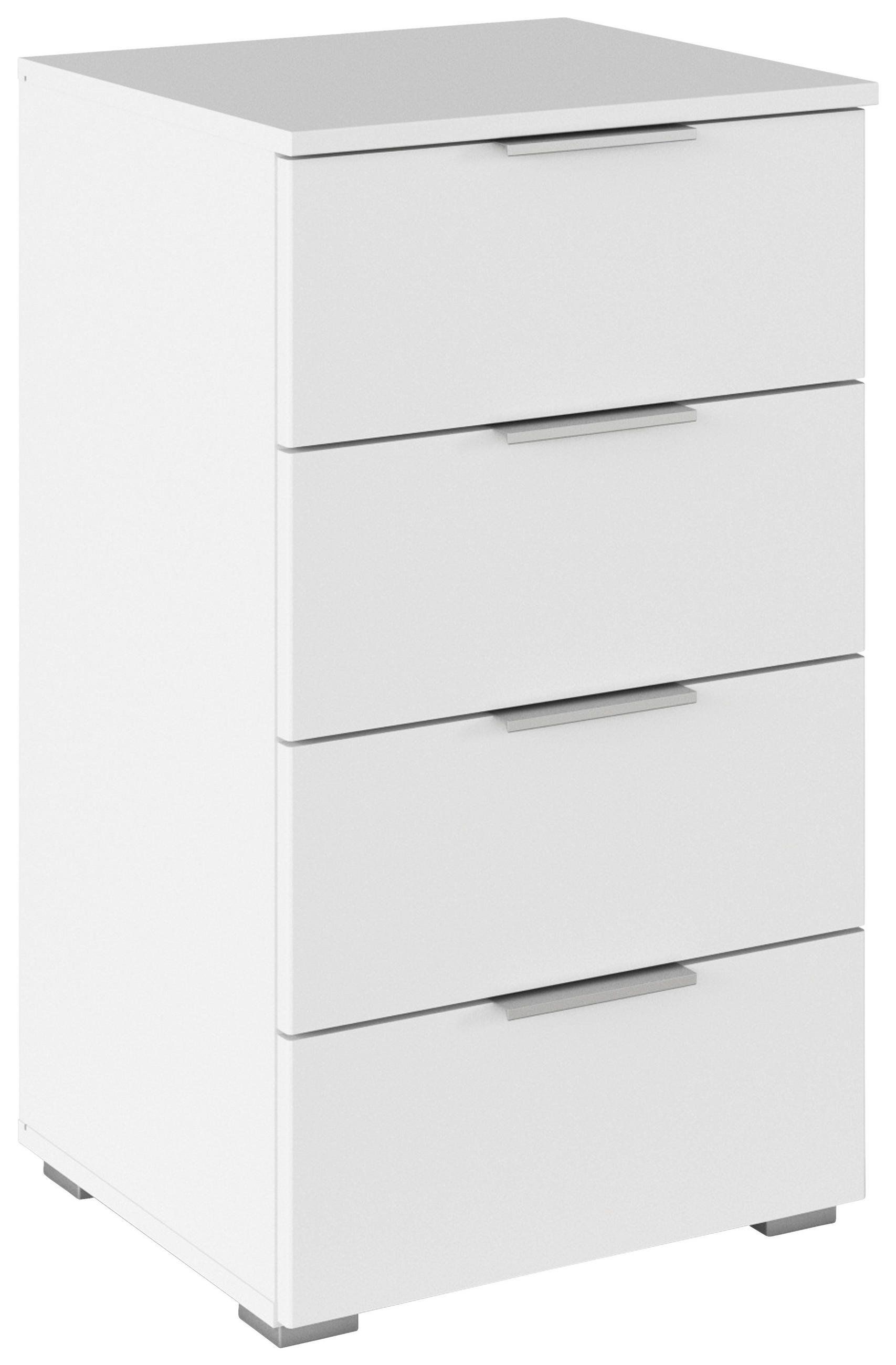 Nachtkästchen Alpinweiß Dekor H: 81 cm Mars 4l