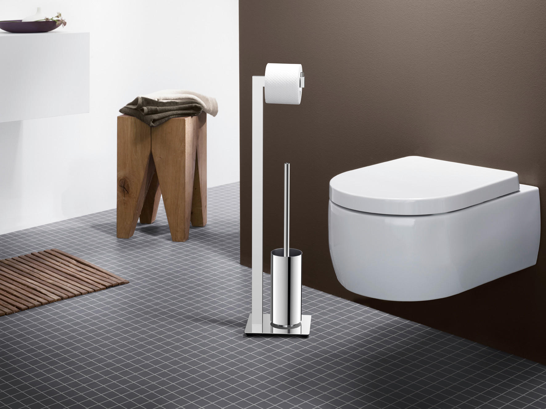 WC-BÜRSTENGARNITUR - Basics, Metall (15/72,5/18cm) - Zack