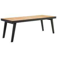 VRTNA MIZA les, kovina antracit  - antracit, Design, kovina/les (220/90/75cm) - Ambia Garden