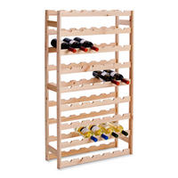 WEINREGAL   - Naturfarben, Basics, Holz (67,5/118/25cm) - Zeller Present