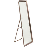 STANDSPIEGEL 53/160/7 cm  - Hellbraun/Beige, Design, Glas/Metall (53/160/7cm) - Kare-Design