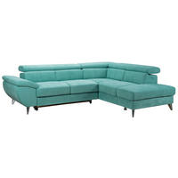 Colțar Extensibil, turcoaz - turcoaz, Basics (260/75/207cm) - Welnova