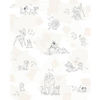 FOTOTAPETE ANIMALS  - Naturfarben, Design, Textil (200/250cm) - Disney