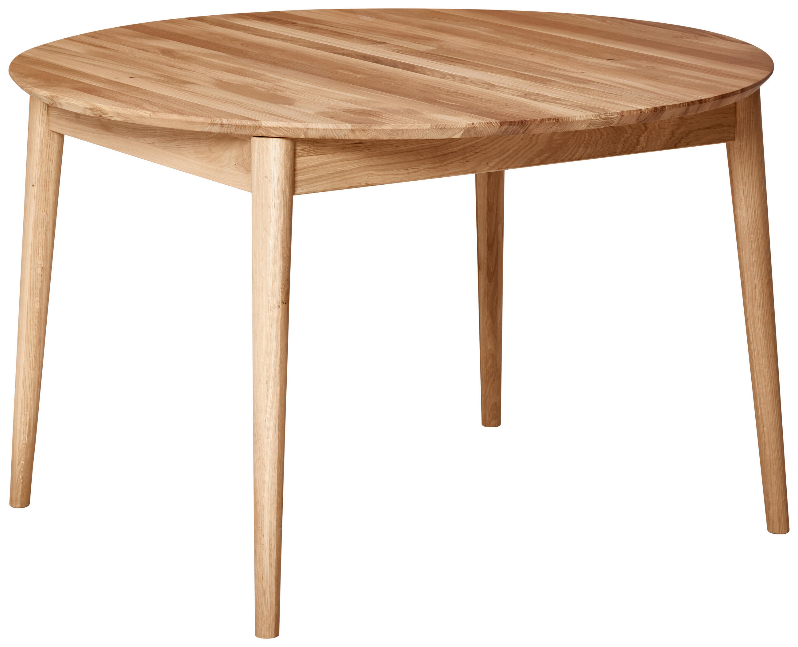 ESSTISCH in Holz 120-165/120/75 cm  - Wildeiche, Natur, Holz (120-165/120/75cm) - Livetastic