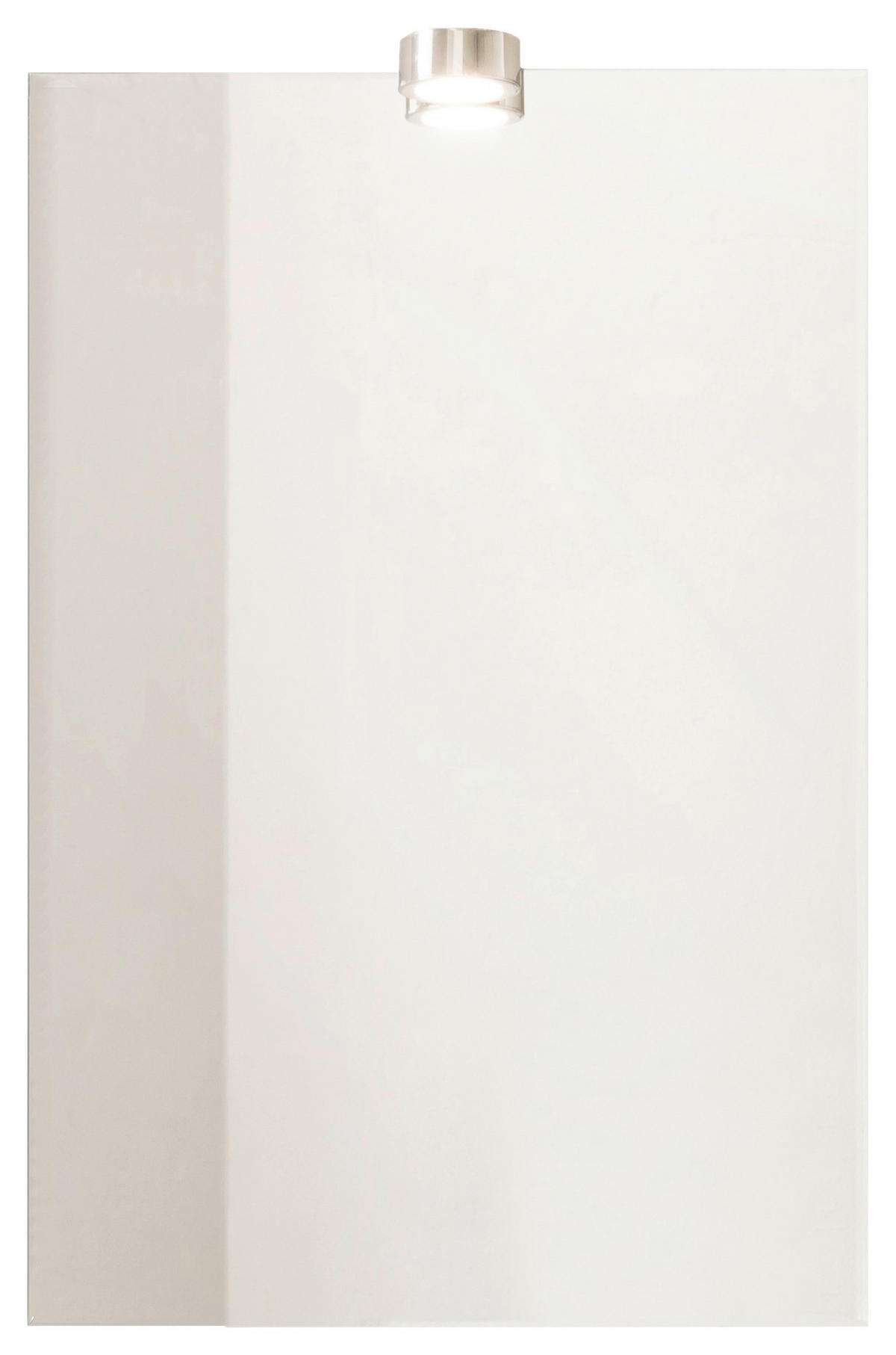 GÄSTEBAD - Weiss, Konventionell, Glas/Holzwerkstoff (50cm) - Xora