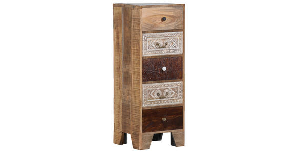 KOMMODE in 46/120/40 cm - Messingfarben/Multicolor, Design, Holz/Metall (46/120/40cm) - Landscape