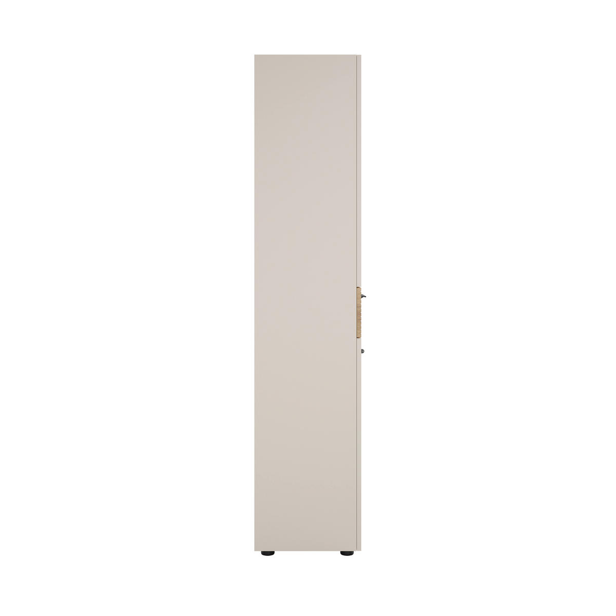 AKTENSCHRANK Schwarz, Eichefarben, Kaschmir  - Kaschmir/Eichefarben, MODERN, Holzwerkstoff (45/201/43cm) - Novel