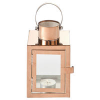 LATERNE - Kupferfarben, LIFESTYLE, Glas/Metall (10/15/10cm) - Ambia Home