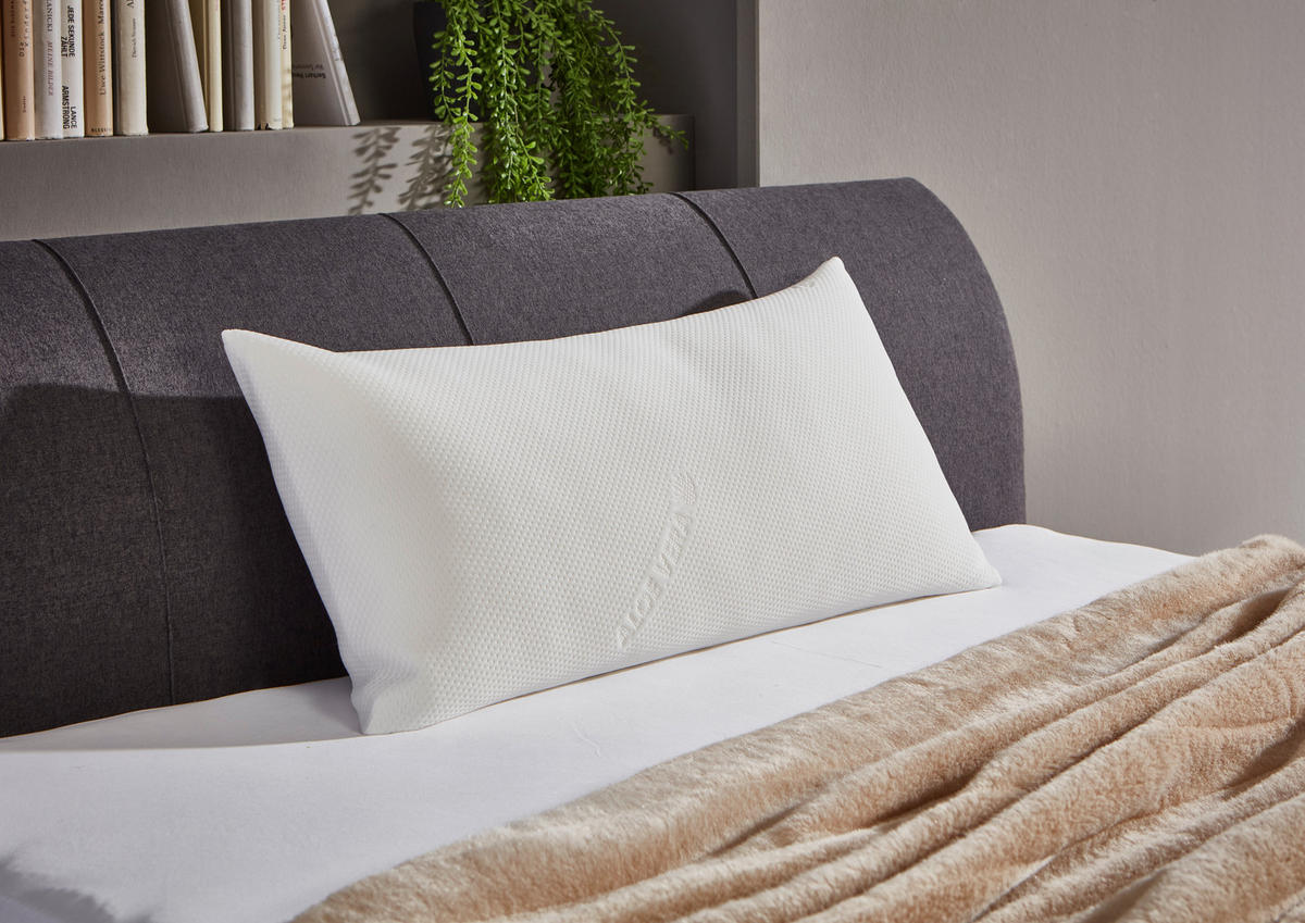 KOPFKISSEN 80/40 cm  - Weiß, Basics, Textil (80/40cm) - Boxxx