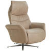RELAXSESSEL in Leder Creme  - Creme, Design, Leder/Metall (78/111/85cm) - Himolla Komfortklass