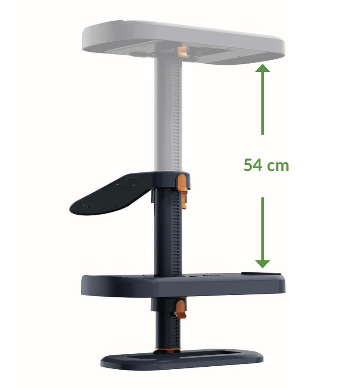 SEDIŠTE ZA DECU BEZ NASLONA   - tamnoplava/sivo-plava, Osnovno, plastika (1,5kg)