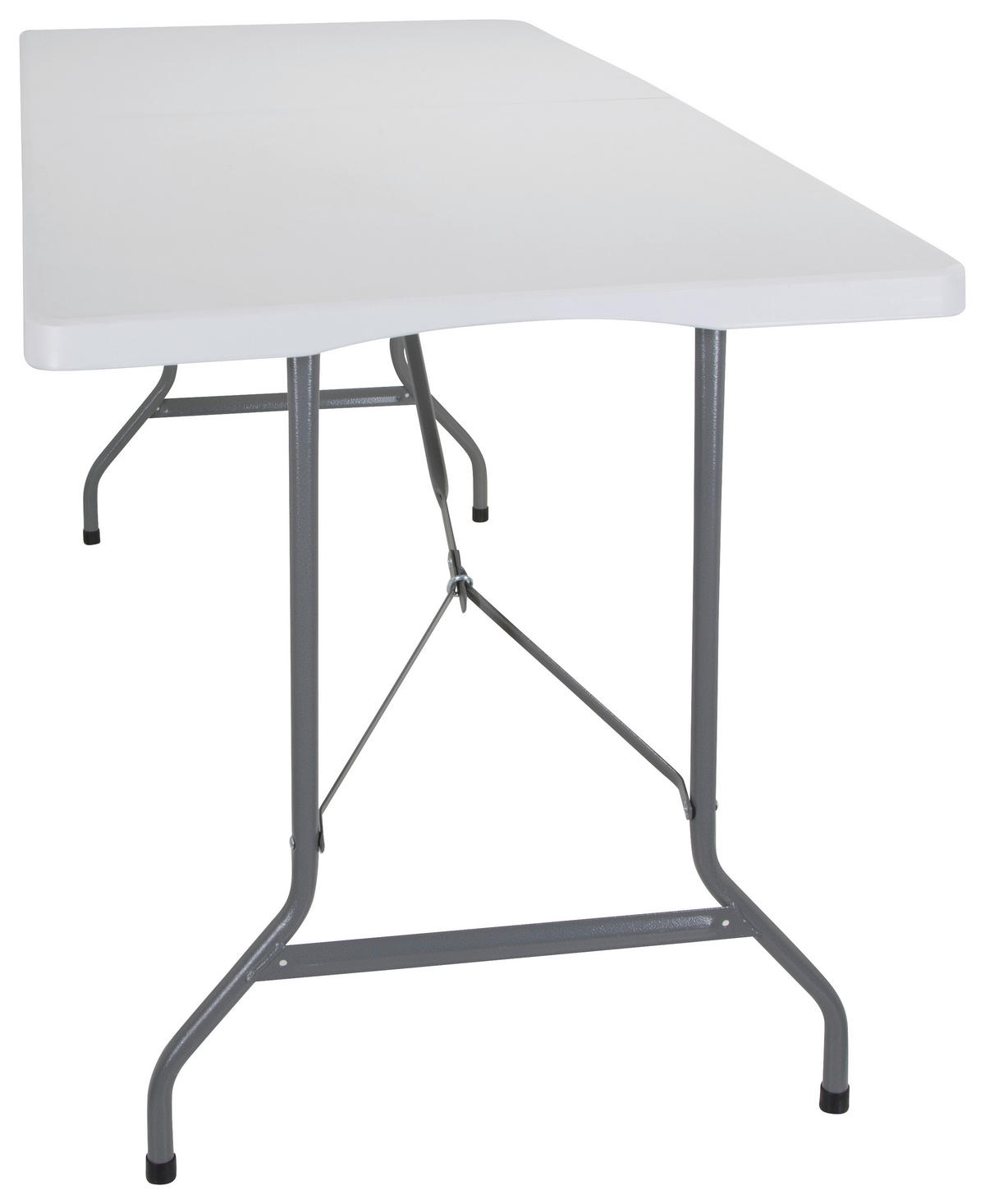SCHREIBTISCH 70/152/74 cm  in Weiß  - Silberfarben/Weiß, MODERN, Kunststoff/Metall (70/152/74cm) - MID.YOU