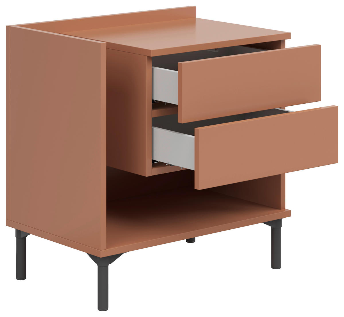 NACHTKÄSTCHEN 60/62/38 cm  in Sahara  - Graphitfarben/Sahara, Design, Holzwerkstoff/Kunststoff (60/62/38cm) - Lomoco