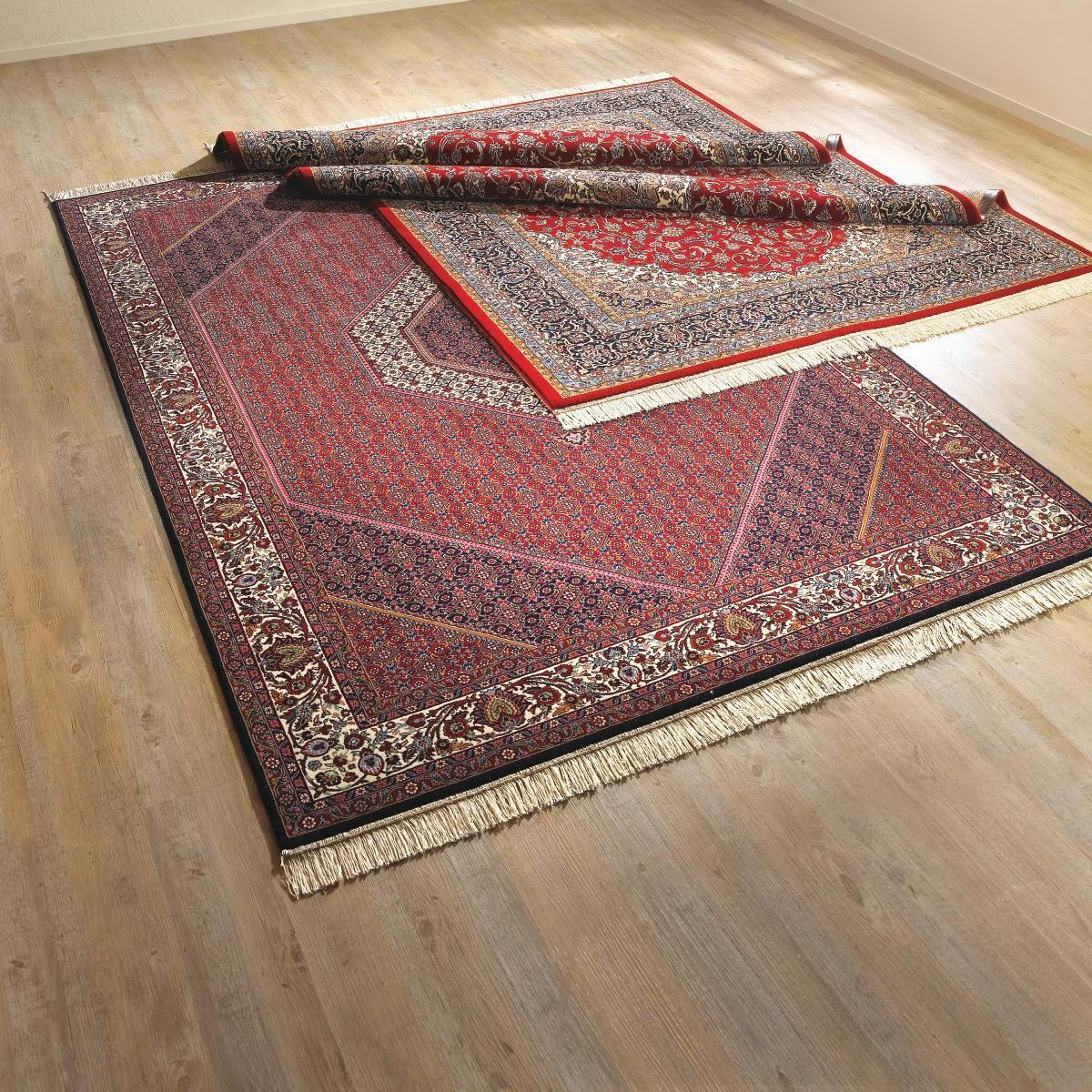 SZŐTT SZŐNYEG  Isatis Keshan rot  - piros, Lifestyle, textil (125/200cm) - Cazaris