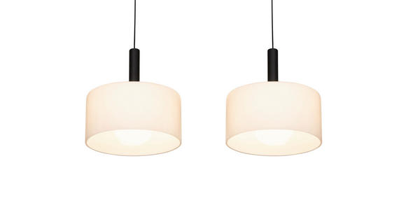 LED-HÄNGELEUCHTE Philadelphia 134/20/160 cm   - Weiß, Design, Glas/Metall (134/20/160cm) - Dieter Knoll