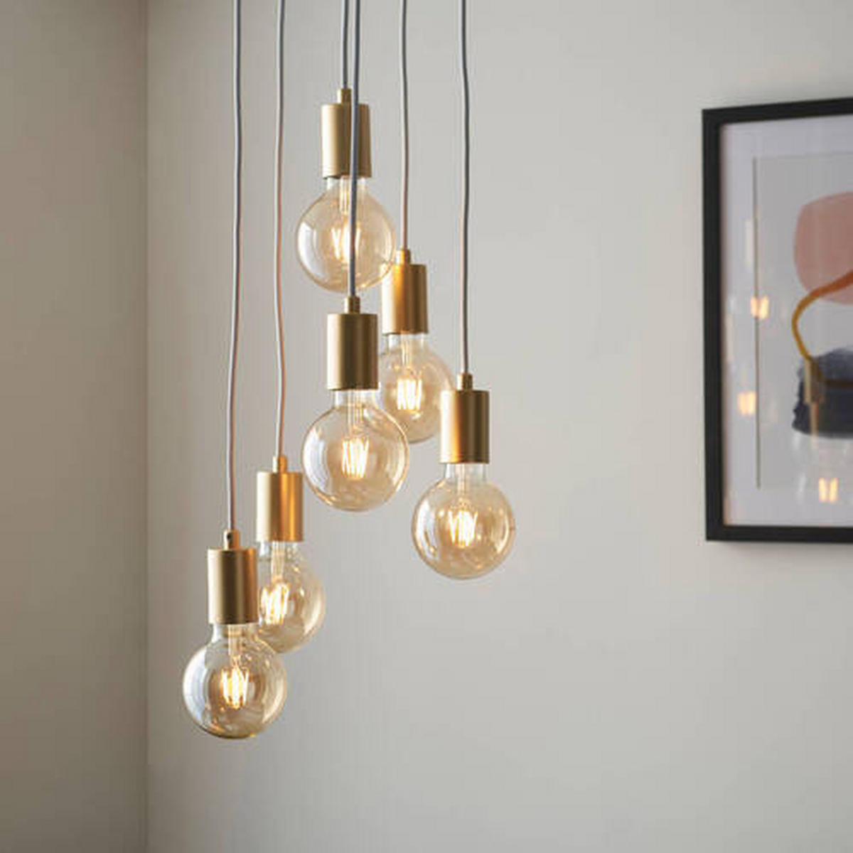 HÄNGELEUCHTE 34/82.2 cm  - Goldfarben, Basics, Metall (34/82.2cm) - ENDON