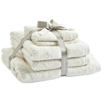 FROTTIERSET JustB! MRJ-Pure Weiß, Creme 5-teilig  - Creme/Weiß, Basics, Textil - Musterring