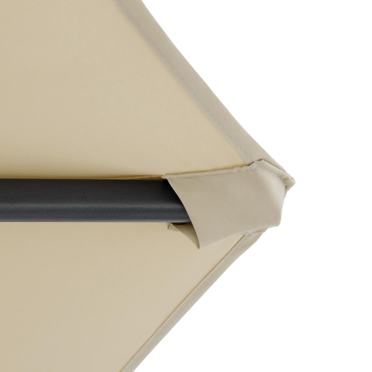 AMPELSCHIRM 310 cm Anthrazit, Sandfarben  - Sandfarben/Anthrazit, Basics, Textil/Metall (310cm) - Doppler