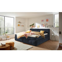 BOXSPRINGBETT 240/200 cm  in Schwarz  - Schwarz, MODERN, Holzwerkstoff/Kunststoff (240/200cm) - MID.YOU