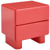 NACHTSCHRANK 56,5/56,5/42,5 cm  - Hellrot, Design, Holzwerkstoff (56,5/56,5/42,5cm) - Novel