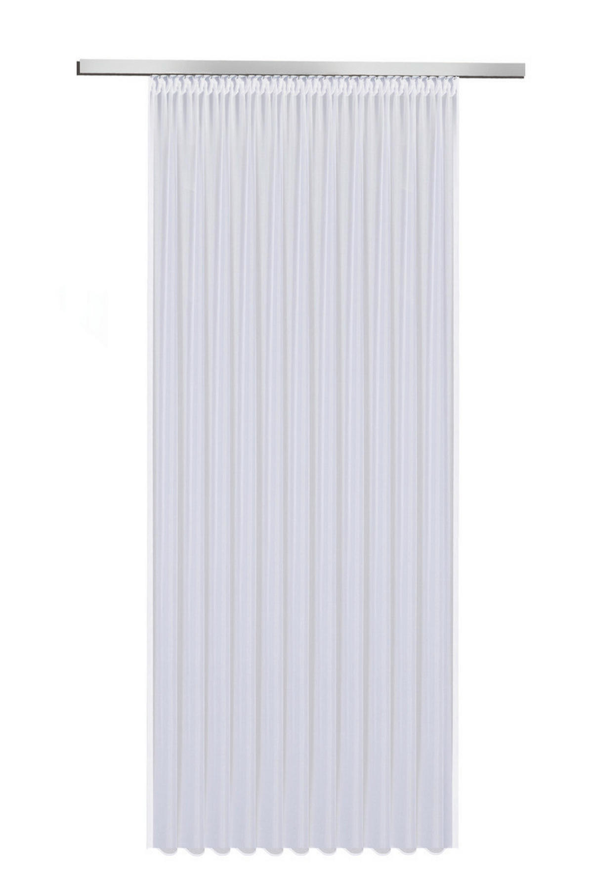 FERTIGSTORE  transparent  300/245 cm   - Weiß, Basics, Textil (300/245cm)