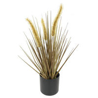 IARBĂ DECORATIVĂ - maro, Basics, plastic/metal (40cm) - Ambia Home